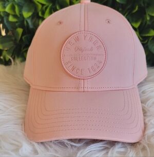 NWT Pink New York Fitted Baseball Cap